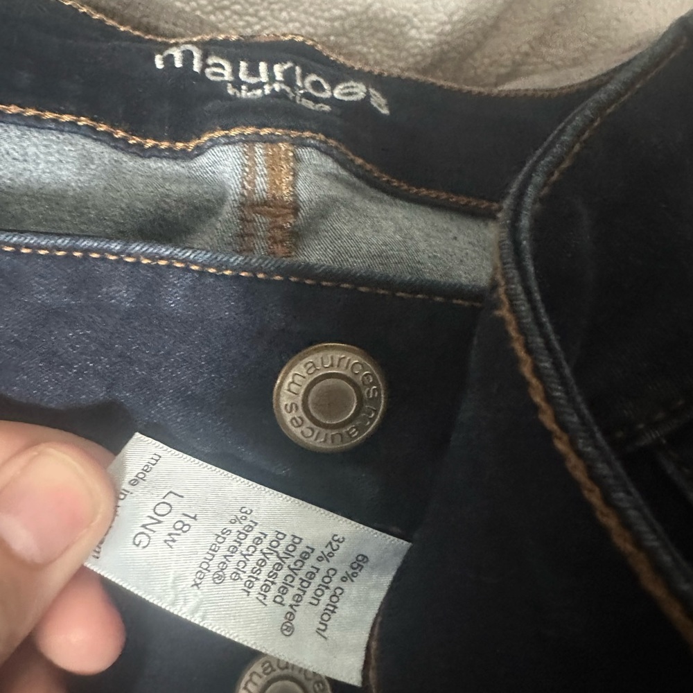 Maurice’s High Rise skinny jeans 18W long